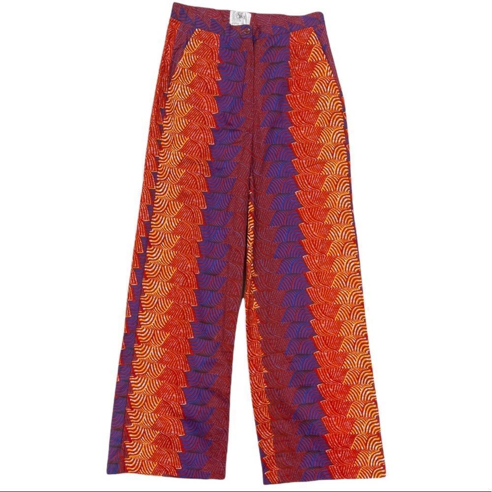 Anthropologie SIKA Wide Leg Pants Trousers New Size 6 - Picture 3 of 10